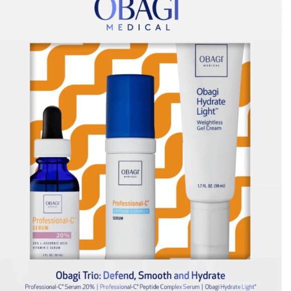 Obagi Skincare Trio Set - 20 percent VIT C - Picture 1 of 3